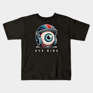 Eye Ride Visionary Biker Graphic Kids T-Shirt